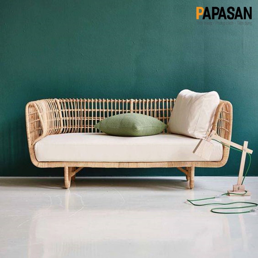 ghế sofa mây dài 