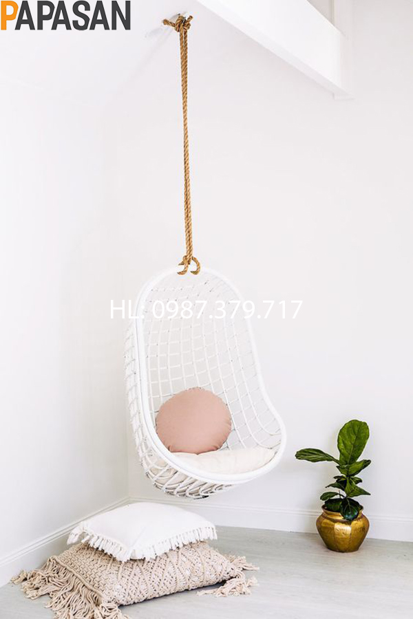 Xích Đu Mây 03 điểm nhấn không gian phòng khách