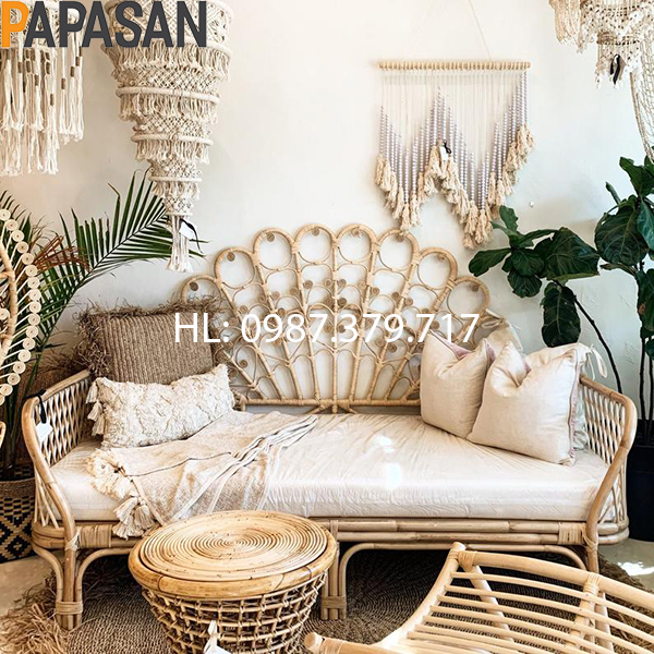Sofa Mây SF11 đuôi công