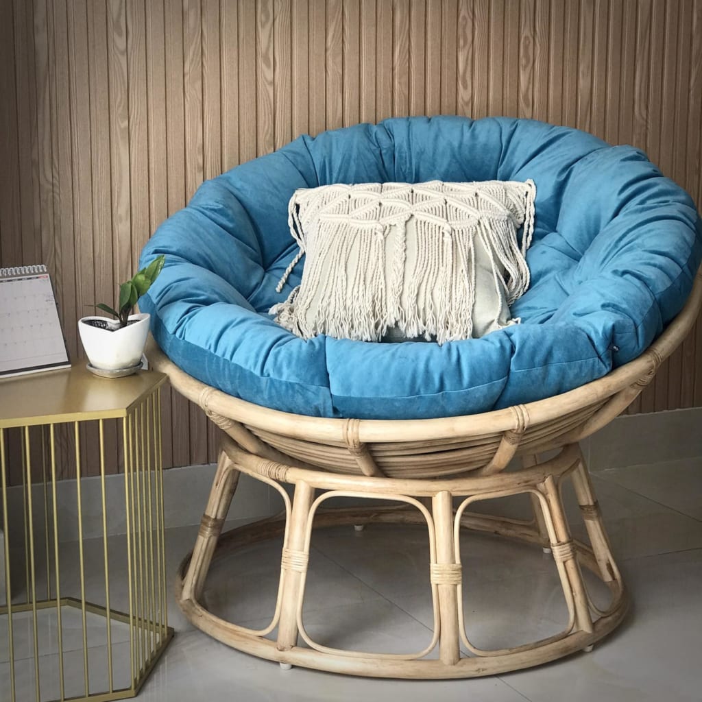 Đổi gió không gian nhà với ghế mây Papasan