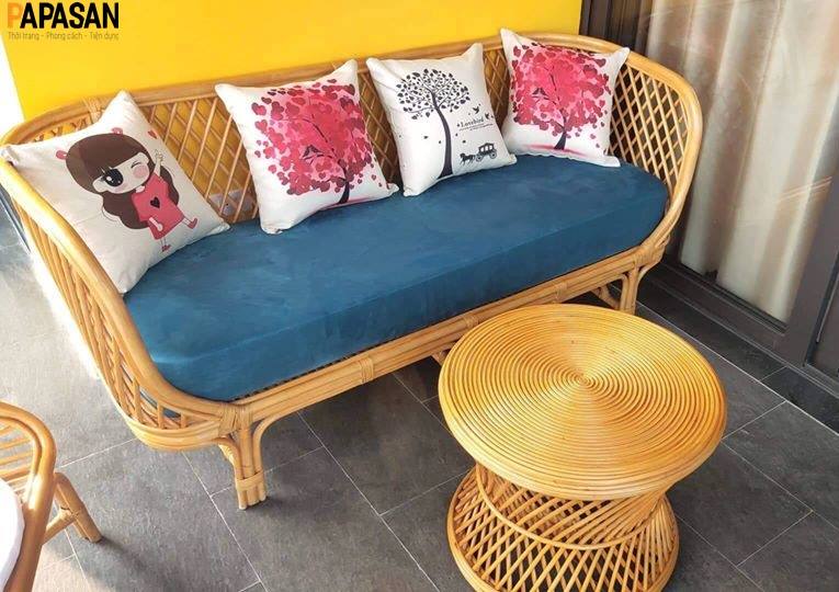 sofa mây Đà Nẵng - Papasan Việt Nam