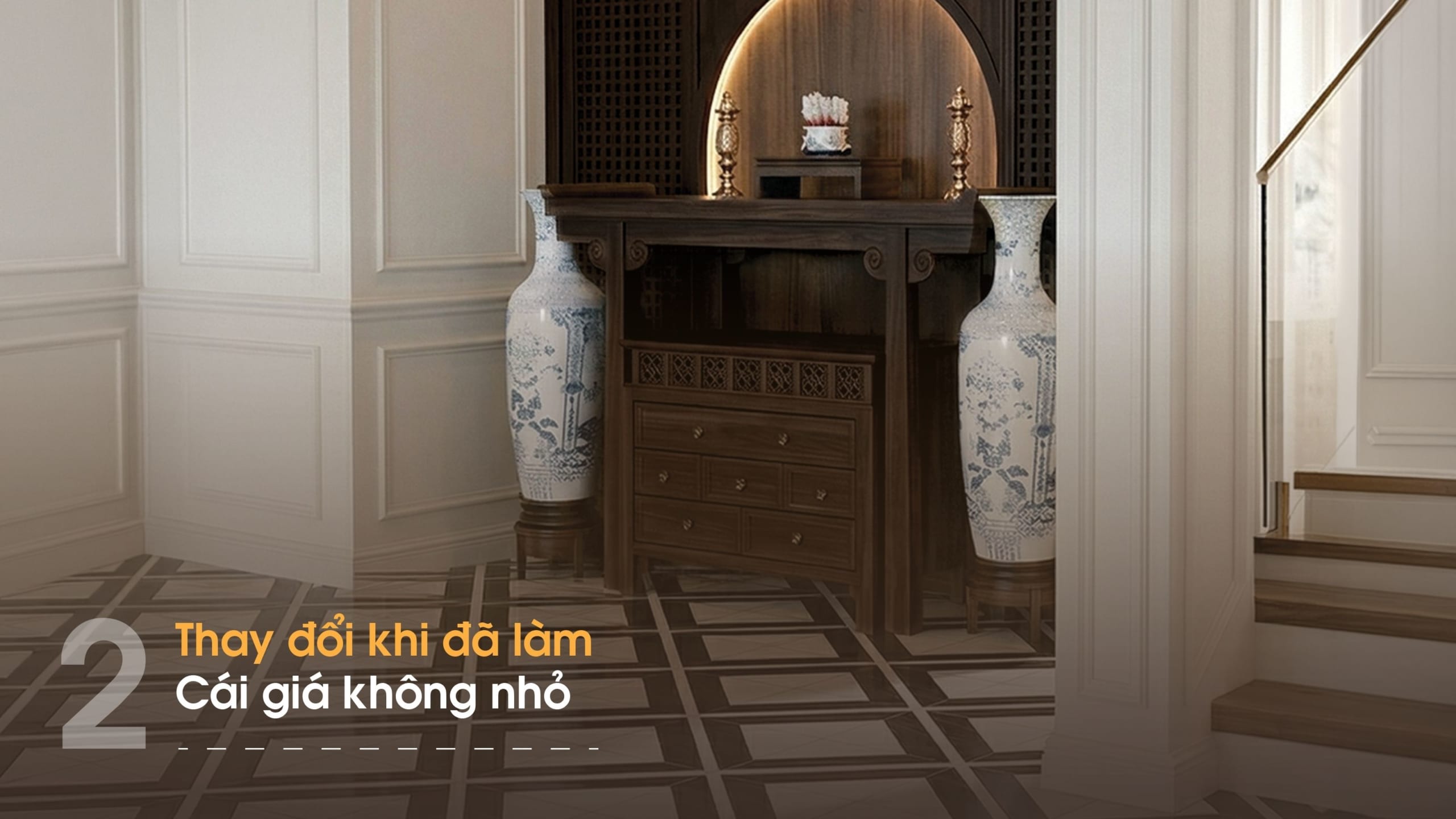 Thay đổi khi đã làm